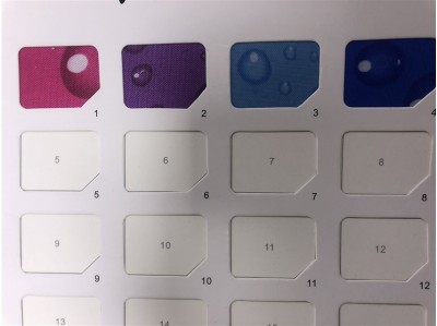 JS-BY 300D塗銀防水 水滴  背囊/雨衣面料 防雨防曬遮陽 側面照